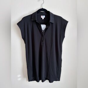 New With Tags | LuLaRoe Cori Collared Tunic Top | Black Size XS (0–2)